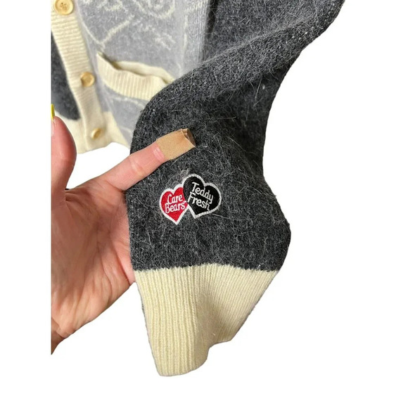 Teddy Fresh X Care Bears Angora Wool Cardigan Unisex - Picture 5 of 5